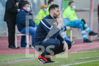 2021-03-04 - Marco Amelia allenatore (Livorno) - LIVORNO VS ALESSANDRIA - ITALIAN SERIE C - SOCCER