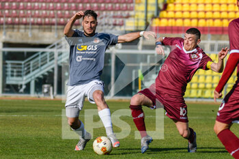 2021-03-04 - Federico Casarini (Alessandria) e Andrea Mazzarano (Livorno) - LIVORNO VS ALESSANDRIA - ITALIAN SERIE C - SOCCER