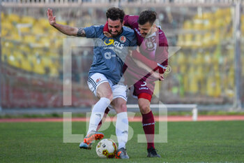 2021-03-04 - Andrea Arrighini (Alessandria) e Marcelo Deverlan Vicente (Livorno) - LIVORNO VS ALESSANDRIA - ITALIAN SERIE C - SOCCER