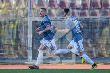 2021-03-04 - Umberto Eusepi (Alessandria) esulta per il gol - LIVORNO VS ALESSANDRIA - ITALIAN SERIE C - SOCCER