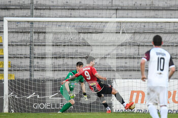2021-03-07 - Flavio Bianchi (Lucchese) segna il gol del vantaggio per la Lucchese - LUCCHESE VS PONTEDERA - ITALIAN SERIE C - SOCCER