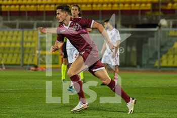2021-03-16 - Sven Braken (Livorno) festeggia il gol del pareggio - LIVORNO VS GROSSETO - ITALIAN SERIE C - SOCCER