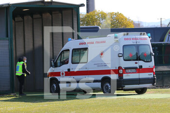 2021-03-21 - Palumbo Antonio (Ternana) lascia il campo in ambulanza dopo l'infortunio - TERNANA VS VIBONESE - ITALIAN SERIE C - SOCCER