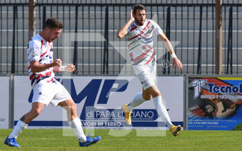 2021-04-01 - Nicolò Romero (9) Potenza SC 1919 esulta dopo aver messo a segno il goal dello 0-1 - CAVESE VS POTENZA - ITALIAN SERIE C - SOCCER