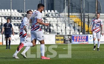 2021-04-01 - Francesco Salvemini (17) Potenza SC 1919 esulta dopo aver messo a segno il goal dello 0-2 - CAVESE VS POTENZA - ITALIAN SERIE C - SOCCER