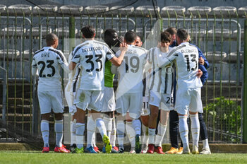 2021-04-07 - Esultanza Juventus U23 dopo il gol di Alejandro Marques (Juventus U23) - PISTOIESE VS JUVENTUS U23 - ITALIAN SERIE C - SOCCER