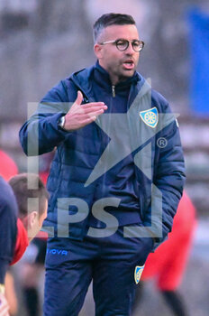 2021-04-18 - Antonio Di Natale allenatore (Carrarese) dirige il riscaldamento - CARRARESE VS LUCCHESE - ITALIAN SERIE C - SOCCER