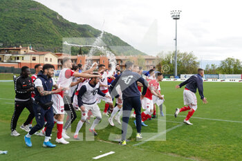 2021-05-02 - perugia esulta al fischio finale per la promozione in serie b - FERALPI SALò VS AC PERUGIA - ITALIAN SERIE C - SOCCER