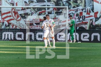 2021-06-02 - L'esultanza di Pompeu Da Silva Ronaldo (Padova) per il goal che salva la parita e permette al Padova di avanzare alle semifinali - PADOVA CALCIO VS RENATE - ITALIAN SERIE C - SOCCER