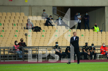 2021-04-17 - Ronald Koeman, head coach of Barcelona during the Spanish Cup, Copa Del Rey, Final football match between Athletic Club and FC Barcelona on April 17, 2021 at Estadio de La Cartuja in Seville, Spain - Photo Joaquin Corchero / Spain DPPI / DPPI - FINAL - ATHLETIC CLUB VS FC BARCELONA - SPANISH CUP - SOCCER