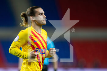 2021-04-17 - Antoine Griezmann of Barcelona during the Spanish Cup, Copa Del Rey, Final football match between Athletic Club and FC Barcelona on April 17, 2021 at Estadio de La Cartuja in Seville, Spain - Photo Joaquin Corchero / Spain DPPI / DPPI - FINAL - ATHLETIC CLUB VS FC BARCELONA - SPANISH CUP - SOCCER
