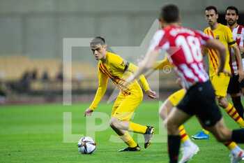 2021-04-17 - Pedro "Pedri" Gonzalez of Barcelona during the Spanish Cup, Copa Del Rey, Final football match between Athletic Club and FC Barcelona on April 17, 2021 at Estadio de La Cartuja in Seville, Spain - Photo Joaquin Corchero / Spain DPPI / DPPI - FINAL - ATHLETIC CLUB VS FC BARCELONA - SPANISH CUP - SOCCER