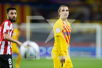 2021-04-17 - Antoine Griezmann of Barcelona during the Spanish Cup, Copa Del Rey, Final football match between Athletic Club and FC Barcelona on April 17, 2021 at Estadio de La Cartuja in Seville, Spain - Photo Joaquin Corchero / Spain DPPI / DPPI - FINAL - ATHLETIC CLUB VS FC BARCELONA - SPANISH CUP - SOCCER