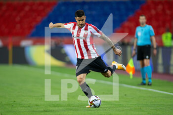 2021-04-17 - Yuri Berchiche of Athletic Club during the Spanish Cup, Copa Del Rey, Final football match between Athletic Club and FC Barcelona on April 17, 2021 at Estadio de La Cartuja in Seville, Spain - Photo Joaquin Corchero / Spain DPPI / DPPI - FINAL - ATHLETIC CLUB VS FC BARCELONA - SPANISH CUP - SOCCER