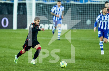 2020-12-06 - Cristian Portugues of Real Sociedad during the Spanish championship La Liga football match between Deportivo Alaves and Real Sociedad on December 6, 2020 at San Mames stadium in Vitoria, Spain - Photo Inigo Larreina / Spain DPPI / DPPI - DEPORTIVO ALAVES AND REAL SOCIEDAD - SPANISH LA LIGA - SOCCER