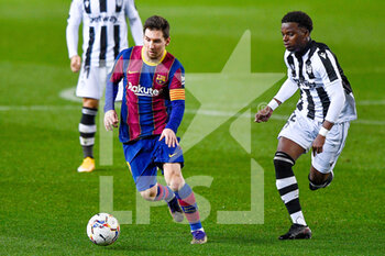 2020-12-13 - Lionel Messi of FC Barcelona, Mickael Malsa of Levante during the Spanish championship La Liga football match between FC Barcelona and Levante CF on december 13, 2020 at Camp Nou stadium in Barcelona, Spain - Photo Pablo Morano / Orange Pictures / DPPI - FC BARCELONA VS LEVANTE CF - SPANISH LA LIGA - SOCCER