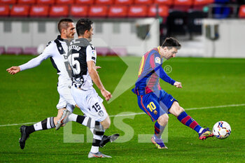 2020-12-13 - Lionel Messi of FC Barcelona scores a goal during the Spanish championship La Liga football match between FC Barcelona and Levante CF on december 13, 2020 at Camp Nou stadium in Barcelona, Spain - Photo Pablo Morano / Orange Pictures / DPPI - FC BARCELONA VS LEVANTE CF - SPANISH LA LIGA - SOCCER