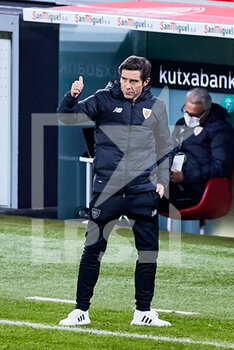 2021-01-06 - Marcelino Garcia, head coach of Athletic Club during the Spanish championship La Liga football match between Athletic Club and FC Barcelona on January 6, 2021 at San Mames stadium in Bilbao, Spain - Photo Inigo Larreina / Spain DPPI / DPPI - ATHLETIC CLUB VS FC BARCELONA - SPANISH LA LIGA - SOCCER