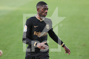 2021-01-24 - Ousmane Dembele of FC Barcelona during the Spanish championship La Liga football match between Elche CF and FC Barcelona on January 24, 2021 at Martinez Valero stadium in Elche, Alicante, Spain - Photo Irina R Hipolito / Spain DPPI / DPPI - ELCHE CF AND FC BARCELONA - SPANISH LA LIGA - SOCCER