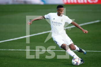 2021-01-30 - Eder Militao of Real Madrid during the Spanish championship La Liga football match between Real Madrid and Levante UD on january 30, 2021 at Ciudad Deportiva Real Madrid in Valdebebas near Madrid, Spain - Photo Oscar J Barroso / Spain DPPI / DPPI - REAL MADRID AND LEVANTE UD - SPANISH LA LIGA - SOCCER