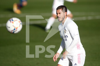 2021-01-30 - Eden Hazard of Real Madrid during the spanish league, La Liga Santander, football match played between Real Madrid and Levante UD at Ciudad Deportiva Real Madrid on january 30, 2021, in Valdebebas, Madrid, Spain. - REAL MADRID AND LEVANTE UD - SPANISH LA LIGA - SOCCER