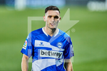 2021-02-05 - Lucas Perez of Deportivo Alaves during the Spanish championship La Liga football match between Deportivo Alaves and Real Valladolid CF on February 5, 2021 at Mendizorroza stadium in Vitoria, Spain - Photo Inigo Larreina / Spain DPPI / DPPI - DEPORTIVO ALAVES AND REAL VALLADOLID CF - SPANISH LA LIGA - SOCCER