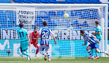2021-05-08 - Jose Luis Morales of Levante scores a goal during the Spanish championship La Liga football match between Deportivo Alaves and Levante UD on May 8, 2021 at Mendizorroza stadium in Vitoria, Spain - Photo Inigo Larreina / Spain DPPI / DPPI - DEPORTIVO ALAVES VS LEVANTE UD - SPANISH LA LIGA - SOCCER