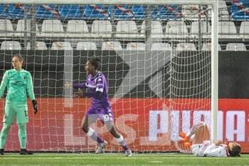 2021-01-06 - Abigail Kim (Fiorentina) festeggia il gol del pareggio - SEMIFINALE - FIORENTINA FEMMINILE VS MILAN - WOMEN SUPERCOPPA - SOCCER