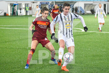 2021-01-06 - Cristiana Girelli (Juventus) marcata da Angelica Soffia (Roma) - SEMIFINALE - JUVENTUS VS ROMA - WOMEN SUPERCOPPA - SOCCER
