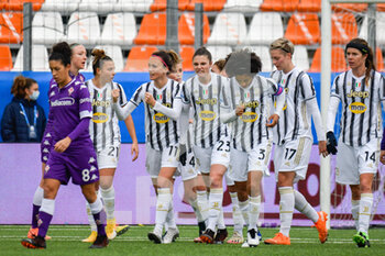 2021-01-10 - exultation of the players of Juventus for the goal of Barbara Bonansea (Juventus) - FINALE - JUVENTUS VS FIORENTINA FEMMINILE - WOMEN SUPERCOPPA - SOCCER