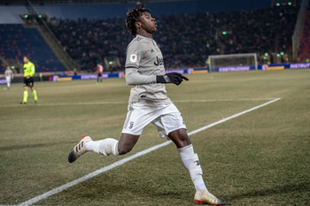 2019-01-12 - Kean festeggia il goal durante la partita di calcio per gli ottavi di Coppa Italia Bologna Vs Juventus, Stadio Renato Dall´Ara del 12 gennaio 2019 - BOLOGNA VS JUVENTUS - ITALIAN CUP - SOCCER