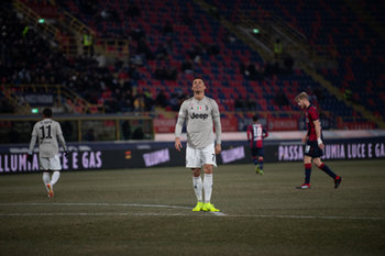2019-01-12 - Delusione Ronaldo durante la partita di calcio per gli ottavi di Coppa Italia Bologna Vs Juventus, Stadio Renato Dall´Ara del 12 gennaio 2019 - BOLOGNA VS JUVENTUS - ITALIAN CUP - SOCCER
