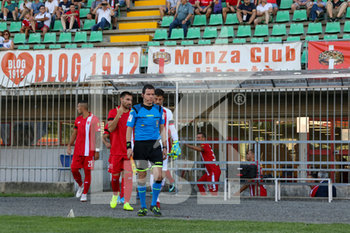 2019-08-04 - INGRESSO IN CAMPO MONZA CALCIO - AC MONZA VS ALESSANDRIA - ITALIAN CUP - SOCCER