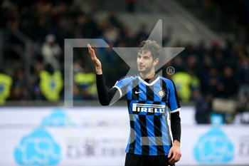 2020-01-14 - Andrea Ranocchia (FC Internazionale) esultanza gol - OTTAVI DI FINALE - INTER VS CAGLIARI - ITALIAN CUP - SOCCER