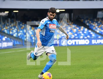 2020-01-14 - Hysaj difensore del Napoli - OTTAVI DI FINALE - NAPOLI VS PERUGIA - ITALIAN CUP - SOCCER