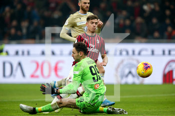 2020-01-15 - Krzysztof Piatek (Milan) gol - OTTAVI DI FINALE - MILAN VS SPAL - ITALIAN CUP - SOCCER
