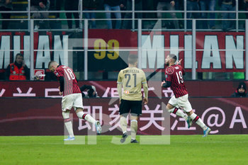 2020-01-15 - Theo Hernandez (Milan) esultanza gol - OTTAVI DI FINALE - MILAN VS SPAL - ITALIAN CUP - SOCCER