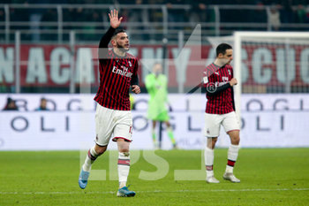 2020-01-15 - Theo Hernandez (Milan) esultanza gol - OTTAVI DI FINALE - MILAN VS SPAL - ITALIAN CUP - SOCCER