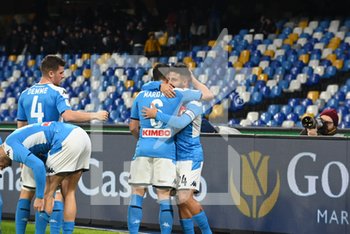 2020-01-21 - Esultanza Lorenzo Insigne Napoli - NAPOLI VS LAZIO - ITALIAN CUP - SOCCER