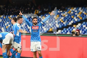 2020-01-21 - Esultanza Lorenzo Insigne/Napoli - NAPOLI VS LAZIO - ITALIAN CUP - SOCCER