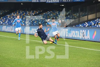 2020-01-21 - Anticipo di Acerbi/Lazio su Lorenzo Insigne/Napoli - NAPOLI VS LAZIO - ITALIAN CUP - SOCCER