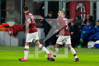 2020-01-28 - Giacomo Bonaventura (Milan) esultanza gol - MILAN VS TORINO - ITALIAN CUP - SOCCER