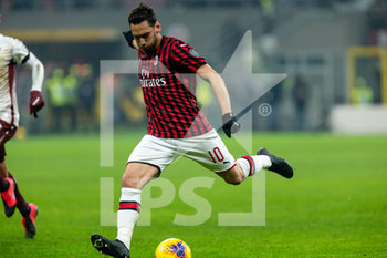 2020-01-28 - Hakan Calhanoglu (Milan) gol - MILAN VS TORINO - ITALIAN CUP - SOCCER