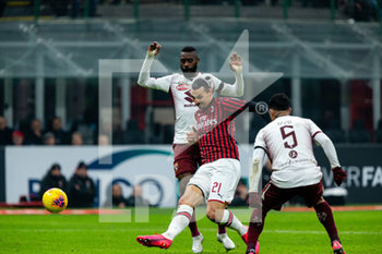 2020-01-28 - Zlatan Ibrahimovic (Milan) gol - MILAN VS TORINO - ITALIAN CUP - SOCCER