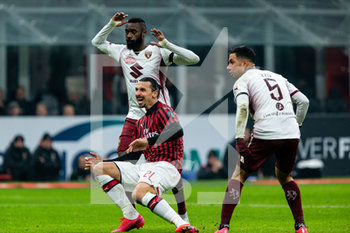 2020-01-28 - Zlatan Ibrahimovic (Milan) esultanza gol - MILAN VS TORINO - ITALIAN CUP - SOCCER