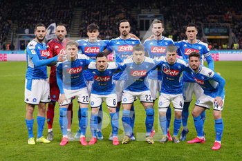 2020-02-12 - La squadra (Napoli) - SEMIFINALI - INTER VS NAPOLI - ITALIAN CUP - SOCCER