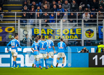 2020-02-12 - Fabian Ruiz of SSC Napoli scores goal  - SEMIFINALI - INTER VS NAPOLI - ITALIAN CUP - SOCCER