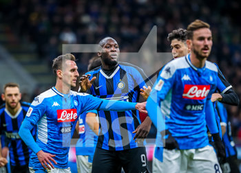 2020-02-12 - Romelu Lukaku of FC Internazionale  - SEMIFINALI - INTER VS NAPOLI - ITALIAN CUP - SOCCER