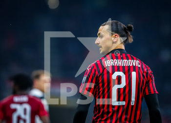 2020-02-13 - Zlatan Ibrahimovic of AC Milan  - MILAN VS JUVENTUS - ITALIAN CUP - SOCCER