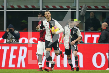 2020-02-13 - Cristiano Ronaldo (Juventus) festeggia dopo il goal - MILAN VS JUVENTUS - ITALIAN CUP - SOCCER